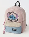 Disney Plush Backpack Ins Japanese Blue Stitch Funny Cartoon Large-Capacity Student Backpack Kindergarten Bag