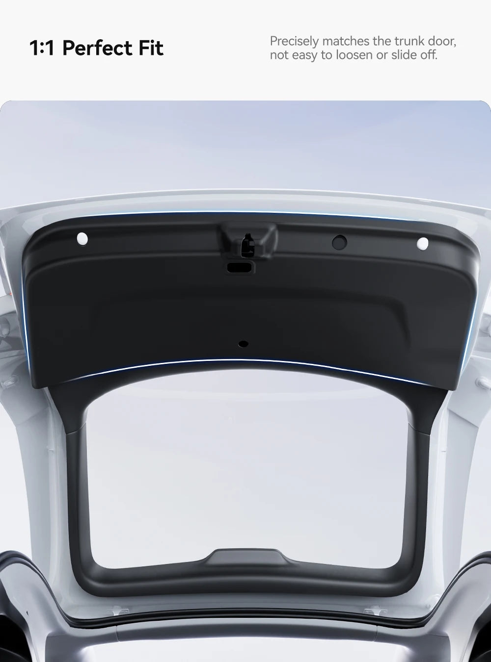 Trunk Tailgate Protection Pad for Tesla Model Y Juniper 2026 Waterproof Anti Dirt TPE Back Plate Cover