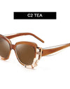 Trend Women Irregular Frame All-match Fashion Sunglasses Metal Hinge Electroplating Technology