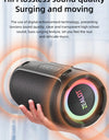50W Portable Super Subwoofer Portable Speaker Home Outdoor Waterproof Column Bluetooth Speaker Sound Box