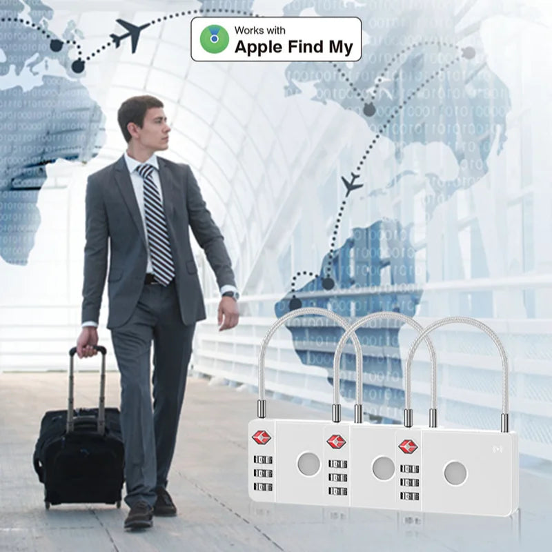 MiTag Smart Anti Lost Tracker For Apple Find My Bluetooth Global Position Systm Locator Ideal MFi Certified For Suitcases Wallet Travel Daily Use