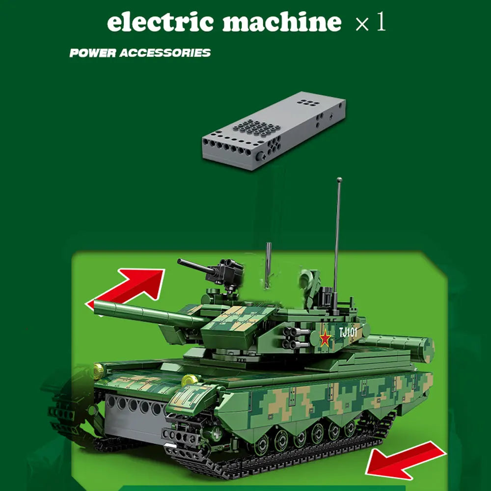 WW2 Military Dongfeng 21 Missile Transportation Car Model Weapons Series Military Leopard II 99A Tank World War II DIY Toys Gift