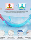 Memory Foam Pillows Butterfly Shaped Relaxing Cervical Slow Rebound Neck Pillow Pain Relief Sleeping Orthopedic Pillow Beding