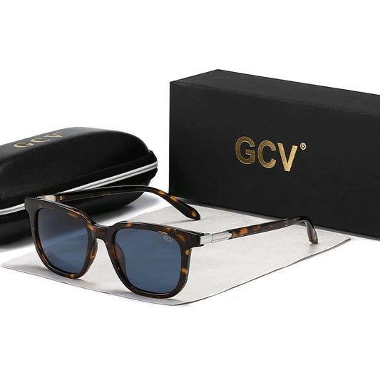 Cat Eye Square Acetate Polarized UV400 Fashion Sunglasses for Outdoor Driving Fishing Eyewear