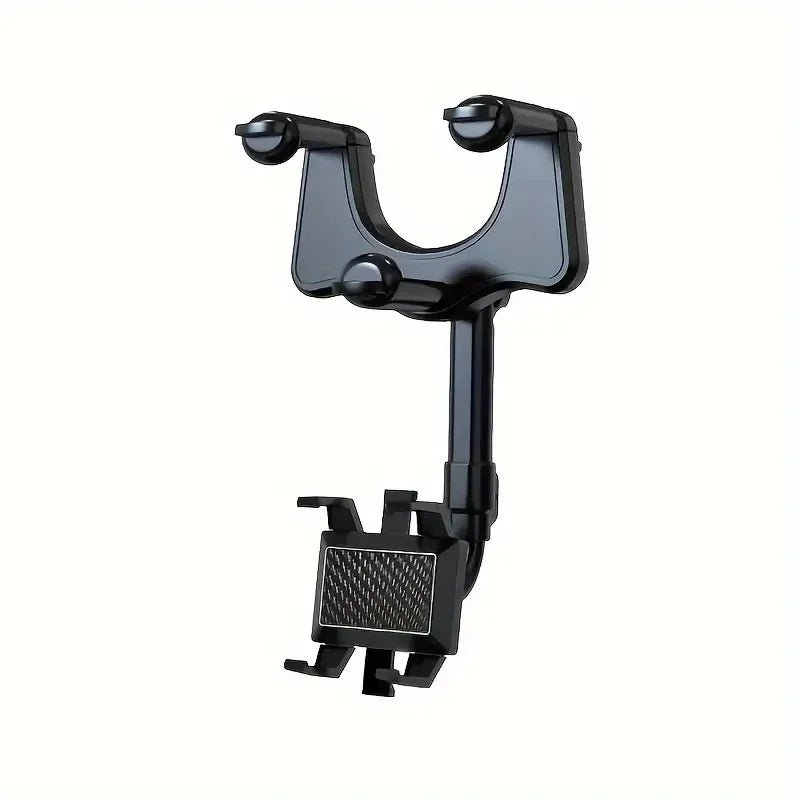 360 Car Phone Holder Rearview Mirror Mount Car Bracket Navigation Stand Foldable Adjustment Mobile Cell Phone Support in Car
