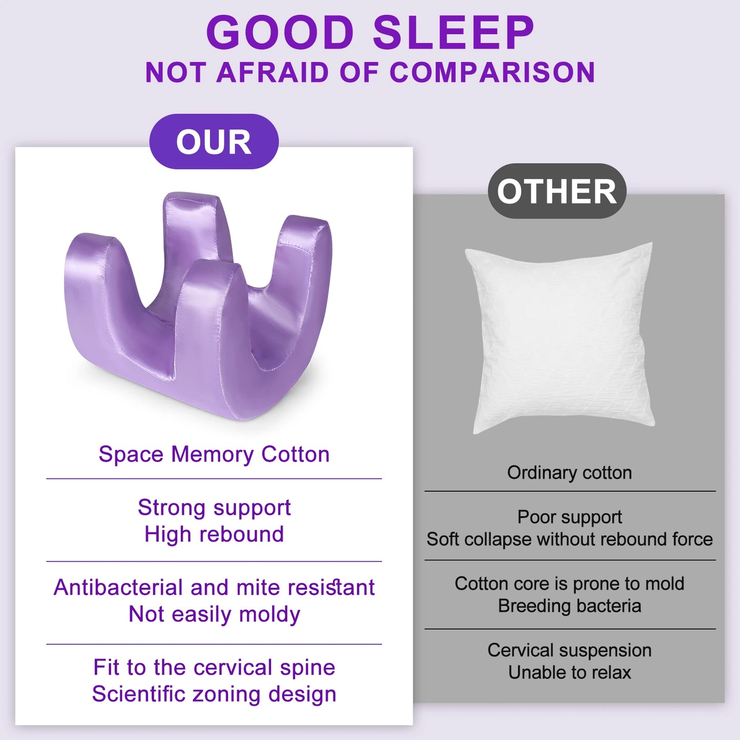 Face Pillow Memory Foam Face Relaxed Beauty Sleep Wrinkle Prevention Anti Aging Anti Wrinkle Beauty Bed Pillow