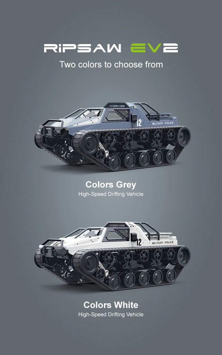 RC Car High-speed Electric Off-road Tank Stunt Car  Crawler Snow Climbing Remote Control Vehicle Toy gift