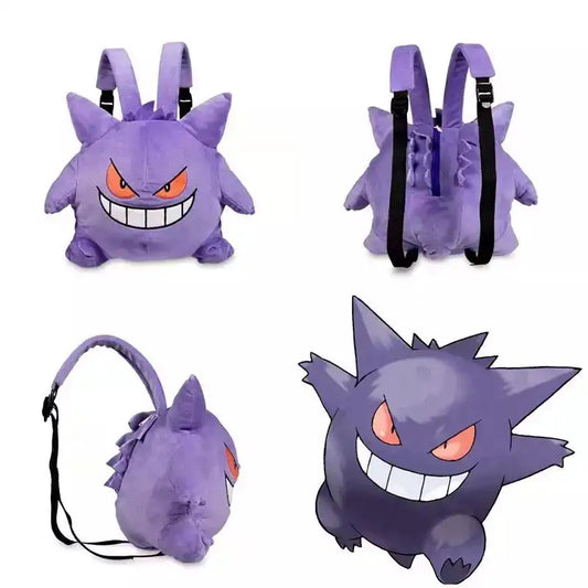 Kawaii Pokemon Plush Backpack Soft Cartoon Shoulder Bag