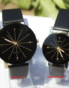 Couple Watches Korean Style Watch Ladies And Men Clock Casual Quartz Leather Band Wristwatches