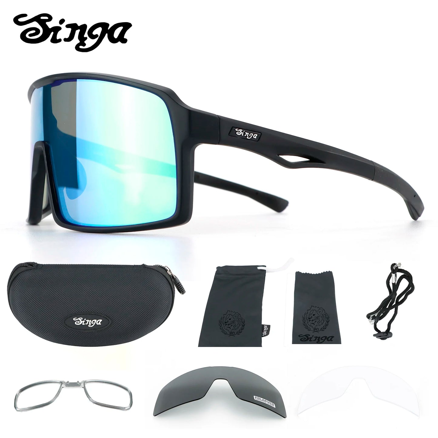 Photochromic Cycling Sunglasses UV400 Sports Bike Eyewear
