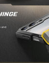 Magnetic for Z Flip 6 Case Hinge Protection Front Screen Protector Military-Grade Protective Ring Kickstand Magsafe Phone Case