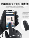 Winter Outdoor Heating Ski Riding Gloves Black Waterproof With Battery Warm Electric Heating Temperature Control Cycling Gloves