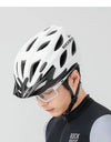 Bike Helmet with Photochromic Len Visor Wind-breaking Brim Bike Helmet Adult MTB Road Safety Riding Cycling Helmet