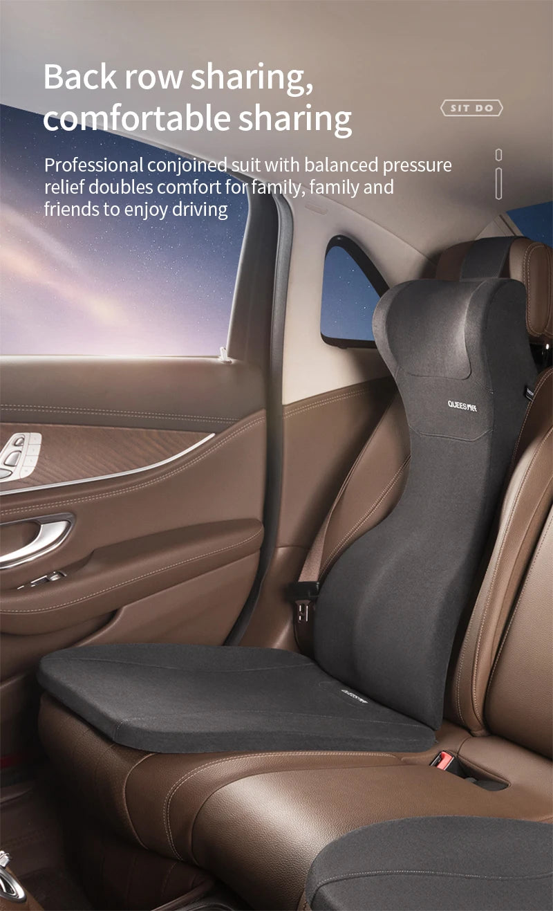 LIVICHEPIN Car Headrest Waist Protection Car Seat Backrest Cushion Auto Lumbar Cushion Waist Support Integrated Waist Cushion
