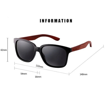 Natural Wooden Sunglasses Men Polarized Fashion Sun Glasses Original Wood