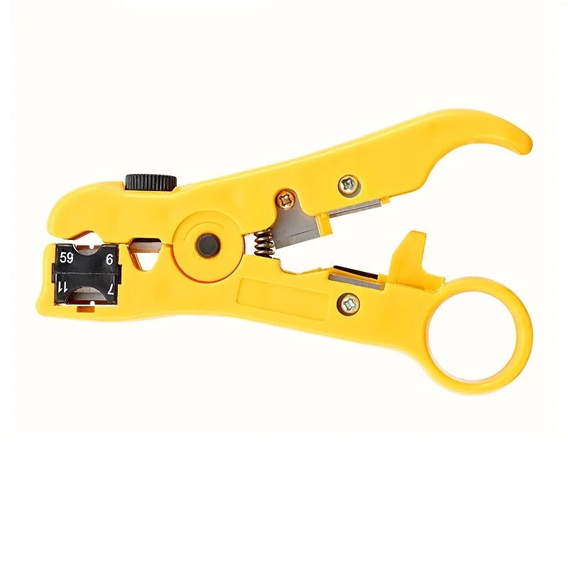 Multi-functional Wire Plier Cable Wire Pliers Electric Stripping Tools Cutter Striper for UTP/STP RG59 RG6 RG7 RG11 Cable Cutter