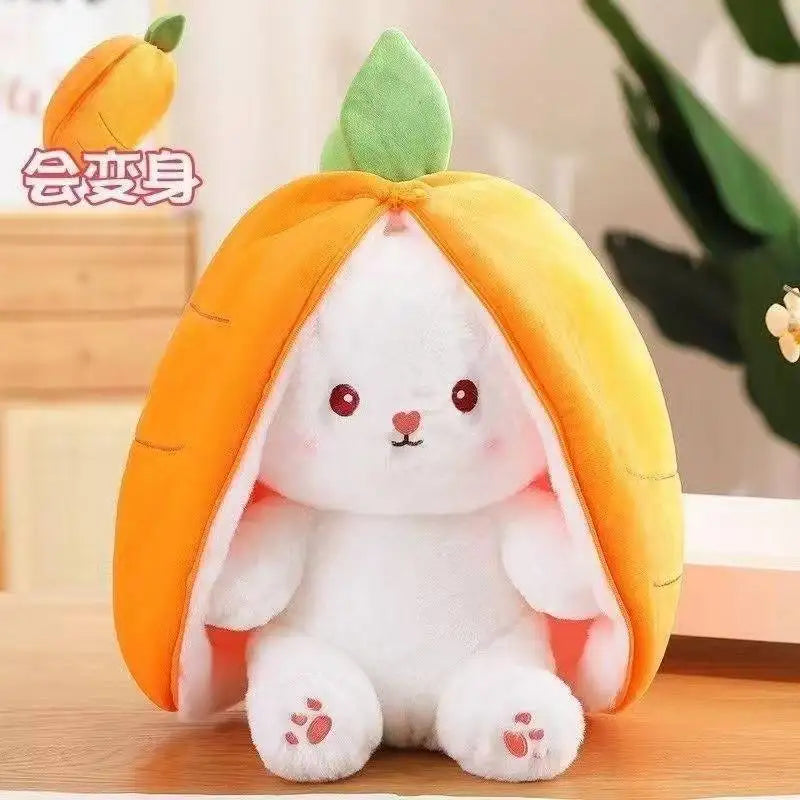 Strawberry Bunny Rabbit Plush Stuffed Doll Toy