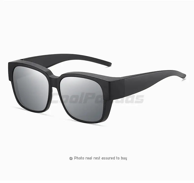 Fit Over Myopia Glasses Cover Polarized UV400 Anti-Glare Sunglasses for Men Women