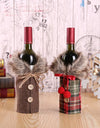 Christmas Wine Bottle Cover Merry Christmas Decorations