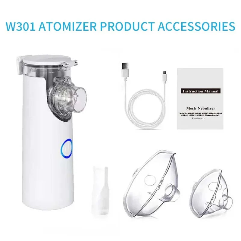 Medical Equipment Handheld Portable Nebulizer Silent Ultrasonicinalador Nebulizador  Inhaler Aerosol Atomizer Health Care