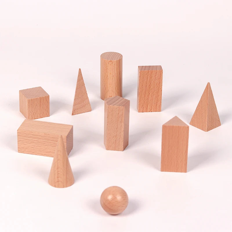 Wooden Geometric Shape Sensory Learning Toy