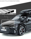 1:32 Scale RS6 RS7 Car Model Toy Alloy Diecast Doors Opened Simulation Sound Light Pull Back Vehicle Models Ornaments Boys Gifts