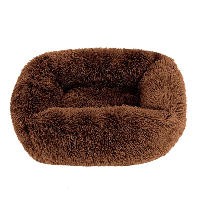Plush Fluffy Pet Bed Sofa Cushion for Dogs and Cats