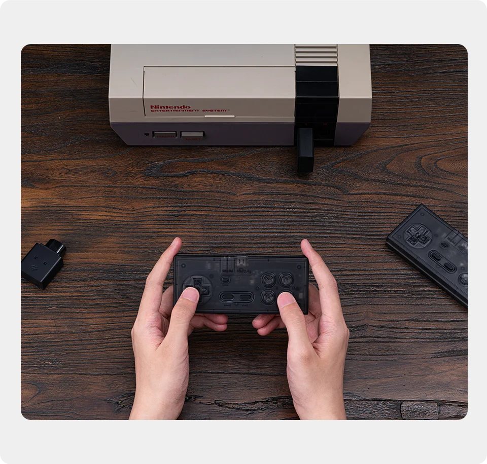 2.4GHz Wireless Retro Gaming Controller for Original Nintendo NES