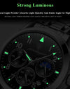 Men Watches Stainless Steel Top Luxury Fashion Business Wristwatch Waterproof Luminous Quartz Watches