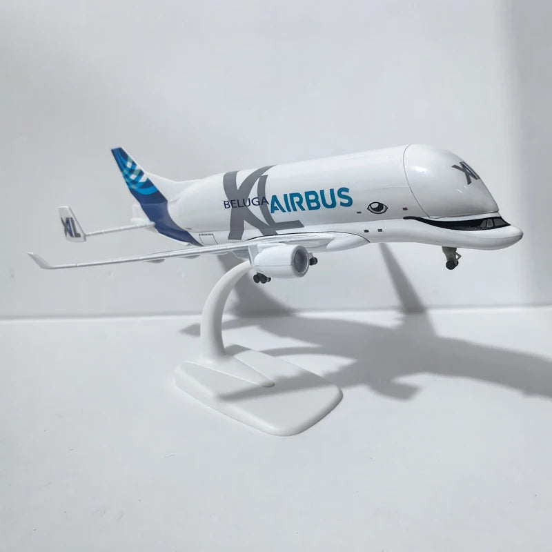 20CM Beluga Airbus Diecast Metal Aircraft Model