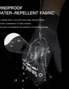 Outdoor Winter Warm Cycling Gloves Black Windproof Touchscreen Bicycle Gloves Camping Hiking Sport Running Motorcycle Gloves Men