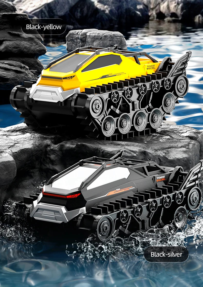 4WD RC Car 2.4G Amphibious 4 Wheel Remote Control Truck Climbing Off Road Waterproof Armored Vehicles 's Toys