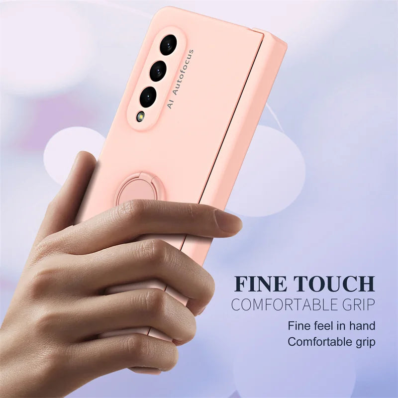 Car Mounted  Bracket Phone Case For Samsung Z Fold 2 3 4 5 Anti Fall All Inclusive Phone Protection Case