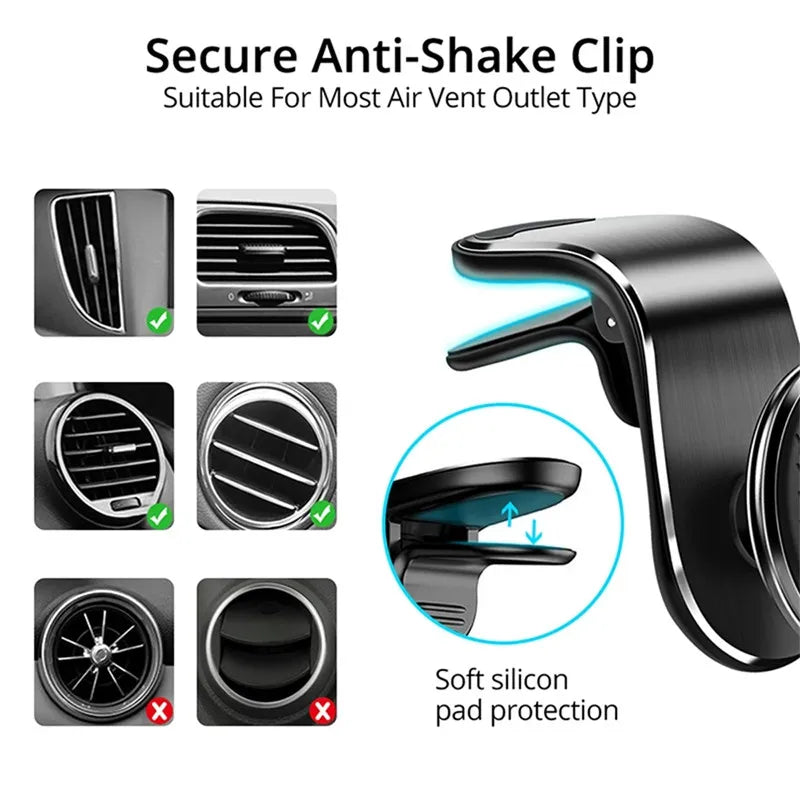 Car Phone Holder Stand Air Vent Car Mount Smartphone Mobile Support In Car Bracket for iPhone Samsung Xiaomi