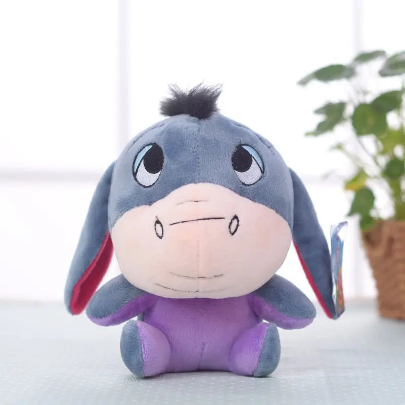 Cartoon Plush Pin Winnie The Pooh Mickey Minnie Tigger Piggy Short Stuffed Animal Doll Doll Toy 's Holiday Gift