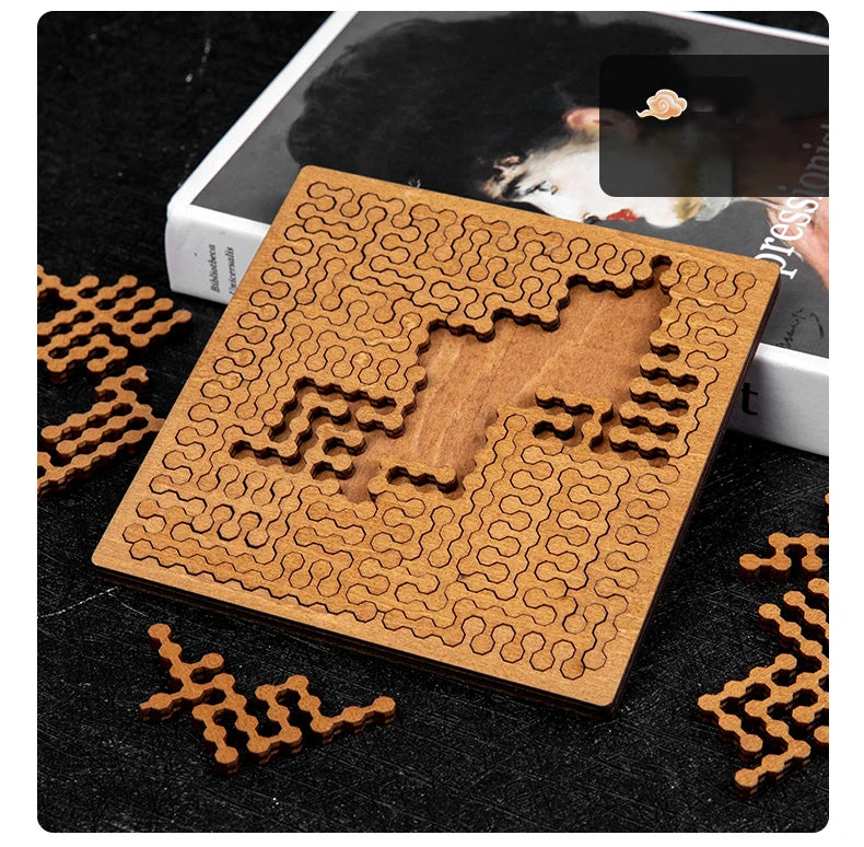 Wooden Brain Teaser Puzzle Game