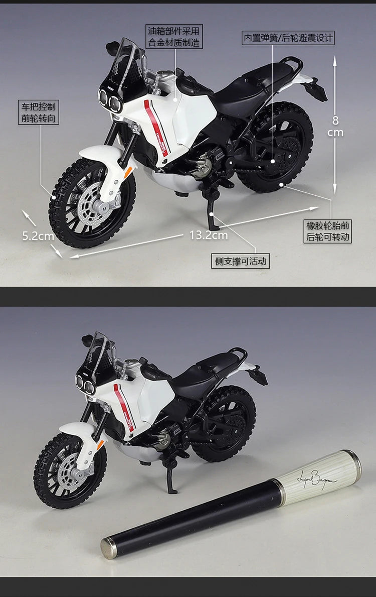 1 18 Scale Ducati Desert X Diecast Motorcycle Model
