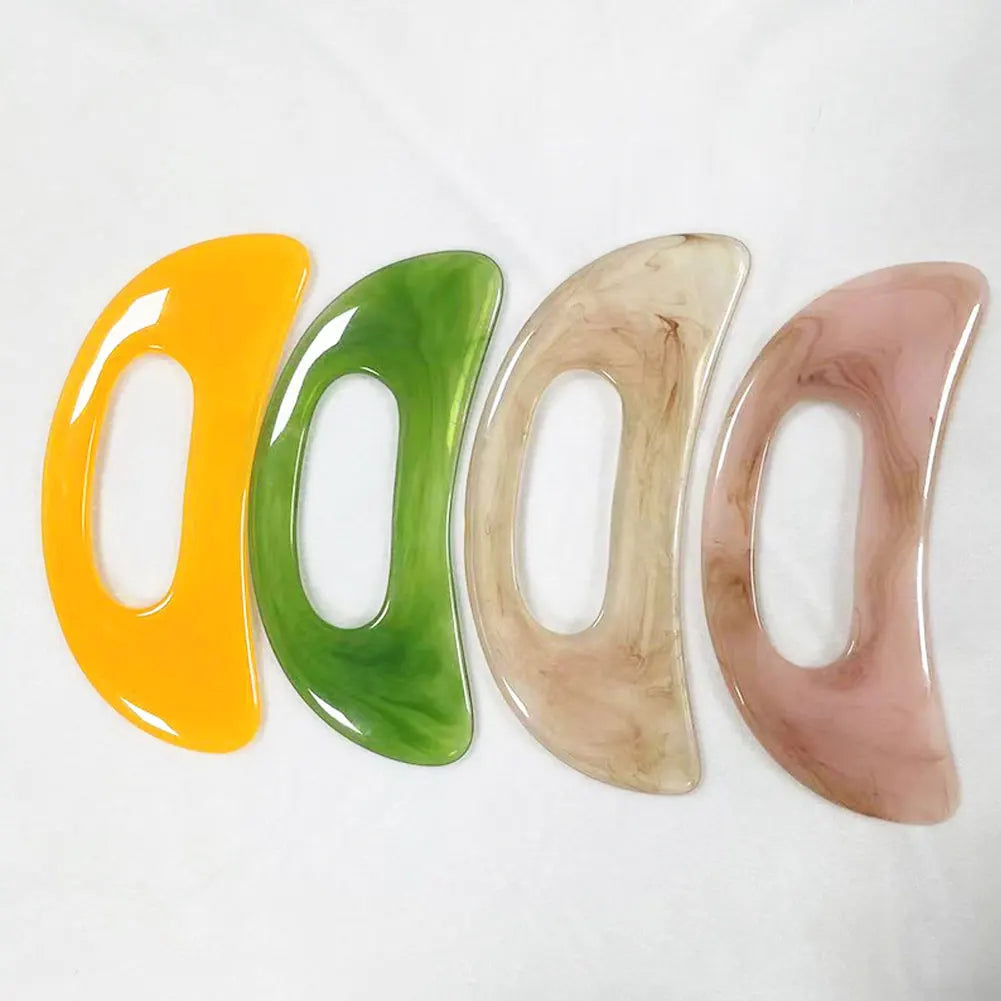 Guasha Board Resin Beeswax Massager Scraper Chinese Gua Sha Tool For Face Neck Back Body Acupuncture Pressure Massage Therapy