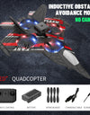 RC Plane with Camera Helicopter Remote Control Aircraft Obstacle Avoidance Fighter 2.4G Airplane EPP Foam Plane  Toys