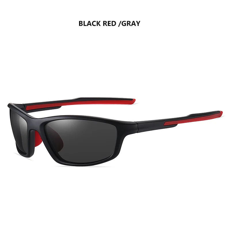 TR90 Polarized Outdoor Sports Sunglasses UV400 Mirror Anti-Glare Driving Glasses for Men Women