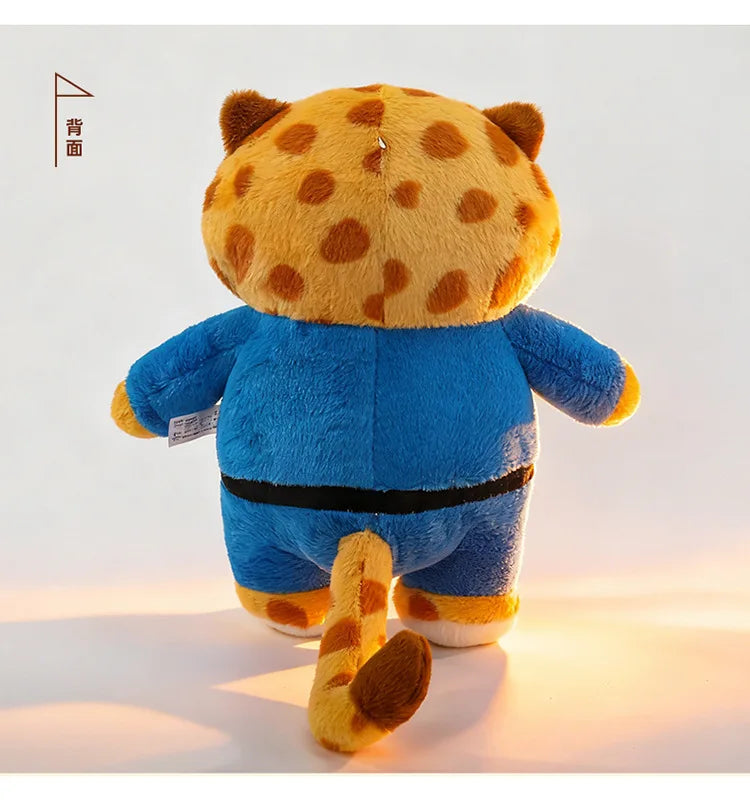 Hot 60cm Cute Kawaii Clawhauser Plush Toy Zootopia Stuffed Doll Soft Pillow Kids Birthday Xmas Gift Soft Animal Doll Play