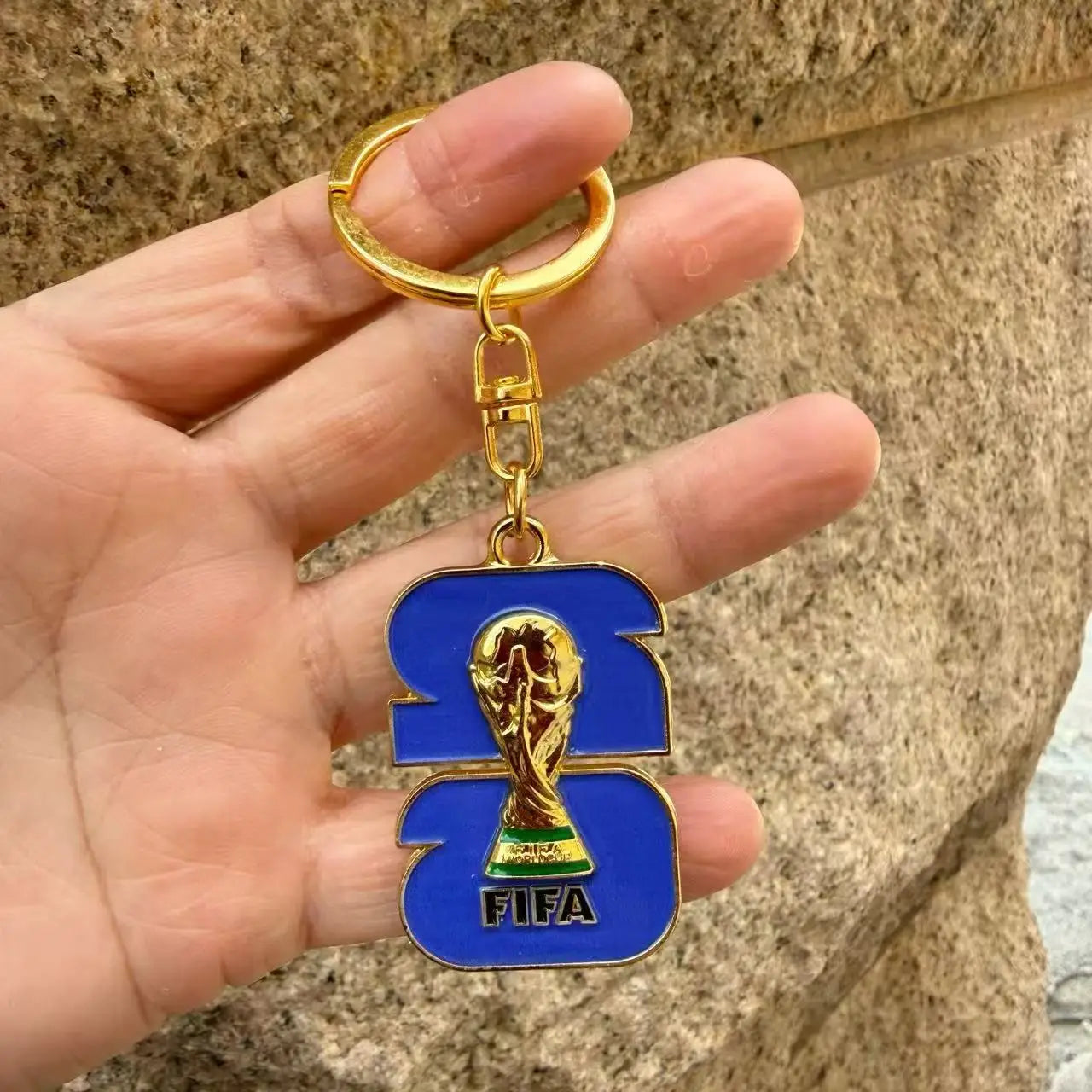 2026 World Cup Football Fan Metal Keychain Soccer Sports Souvenir