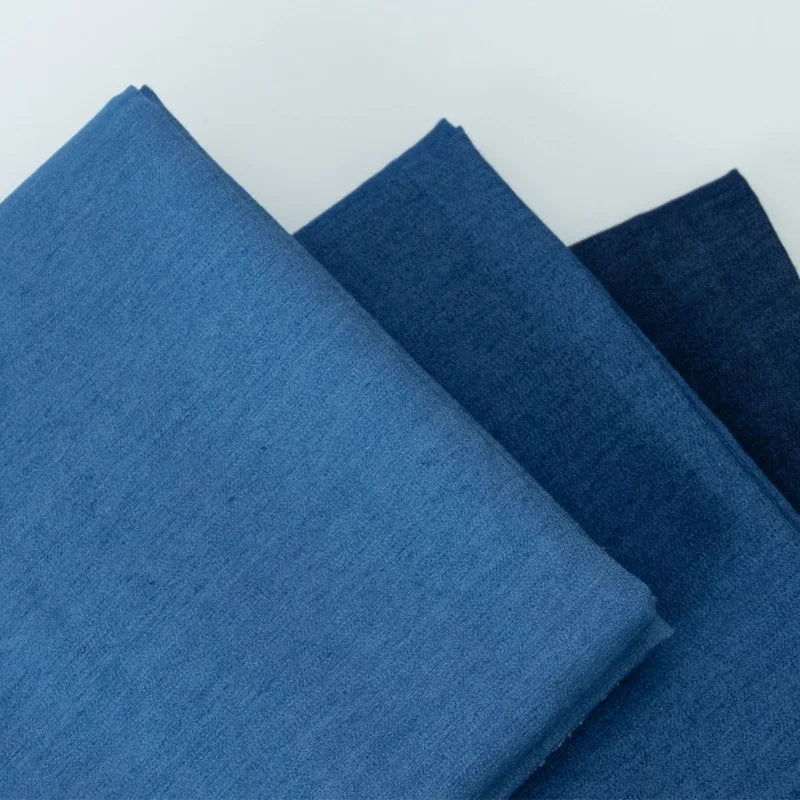 1M/2M/3M/5M Elastic polyester cotton denim fabric for jeans,Skirt Jacket,shirt,bag,DIY, handmade Sewing  Fabric