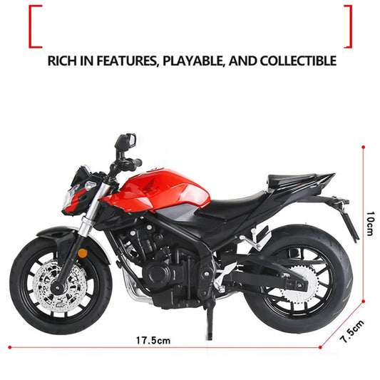 Diecast Honda CB400F Sports Motorcycle Model 1 to 12 Scale