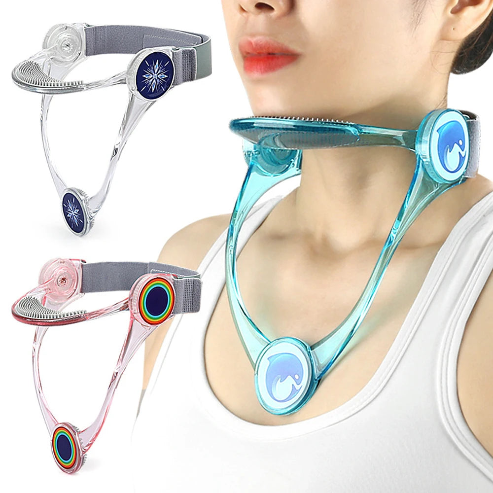 Adjustable Neck Support Brace,Neck Stretcher Exerciser Cervical,Neck Traction Device,Correction for Spine Pressure Pain Relief