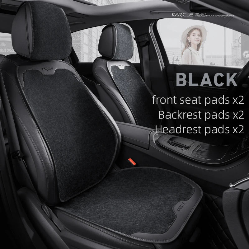 Winter Car Seat Cover Chenille Soft Warm Car Seat Cushion Universal Plush Interior Protector Mat Auto Seats Cover Accessories