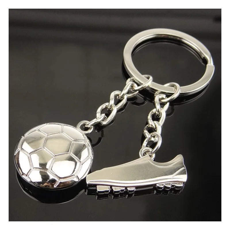 Football Club Soccer Ball Keychain Team Flag Pendant Fan Souvenir Bag Charm