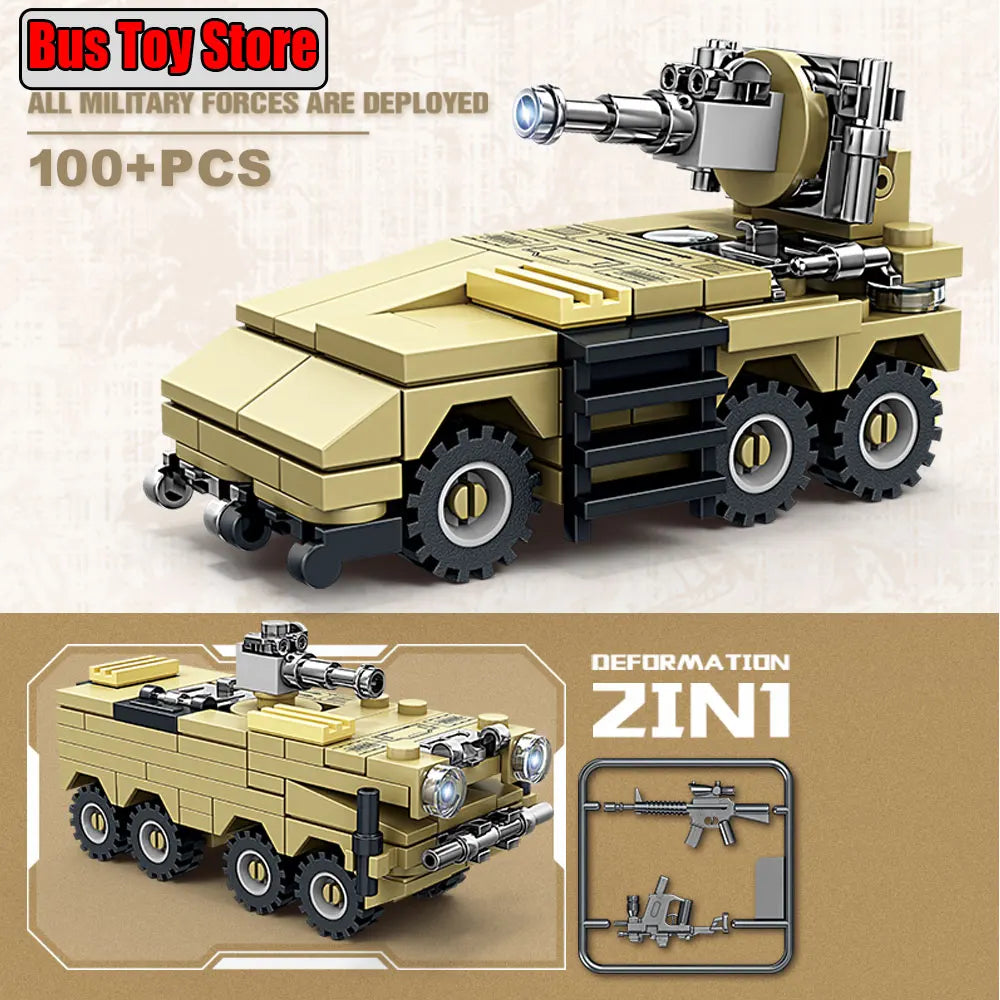 Aircraft Tank Aircraft Carrier MODERN EOLIPMENT MODERN WAR INFORMATION WW2 Military Model Building Blocks Bricks for Boy