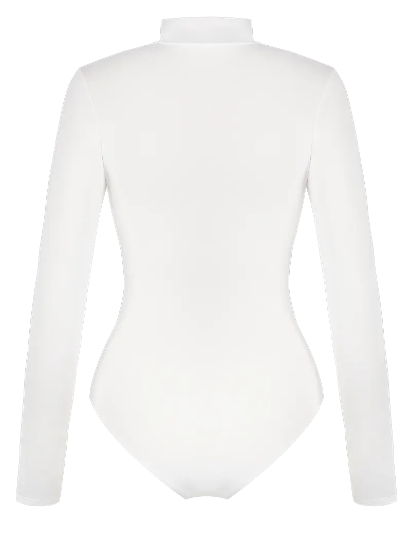 High Collar Shapewear Bodysuit for Women – Tummy Control Slimming Corset