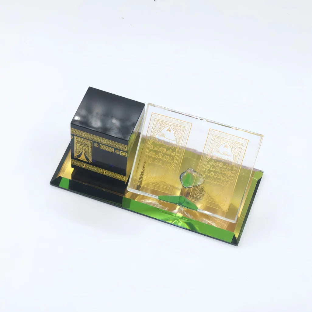 Muslim Ramadan Decorations for Home Muslim kaaba Model Islamic Architecture handicrafts Home Desktop Decor